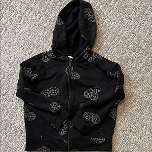 Kids Old Navy Black Hoodie Video Game Design